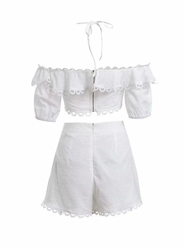 Gypsy Heart Shorts in White - VYEN