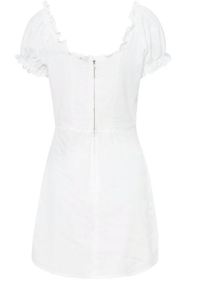 Lily Rose Cottage Dress in white- VYEN