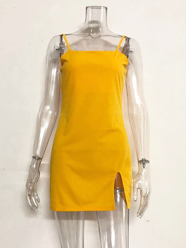 Sweet Salvation Mini Dress in Yellow - VYEN