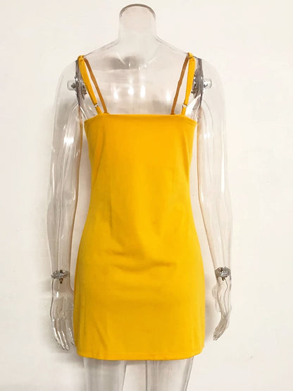 Sweet Salvation Mini Dress in Yellow - VYEN
